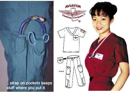 Aviator Scrubs Classic Set