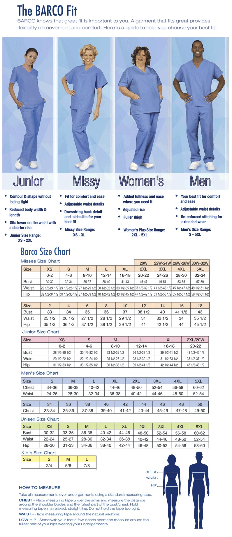 Cherokee Women S Scrubs Size Chart