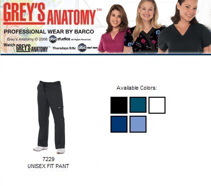 Grey's Anatomy Men's Pant 7229