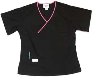 Nurse Scrubs - Black and pink