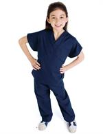 kids scrubs - navy